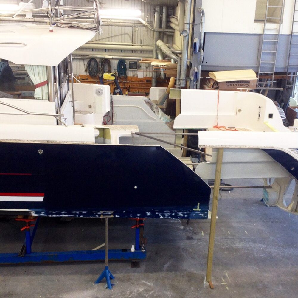 Ombyggnation av båt